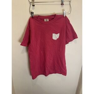 Comfort Colors Classics Shirt Mens S Red Lake Logan Graphic Art Y2k